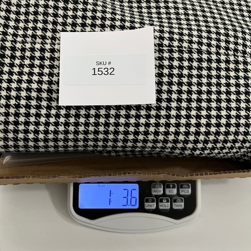 Leslie Fay Blazer‎ Womens 8P Black White Houndstooth 90s Vintage Office Tailored - Picture 16 of 16